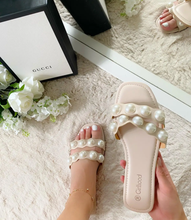 Beige Pearl sandal