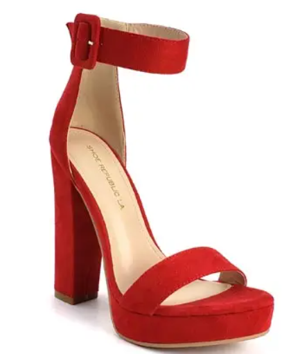 Block Red Heels