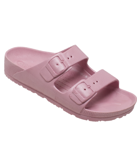 Womens pink backyard slides